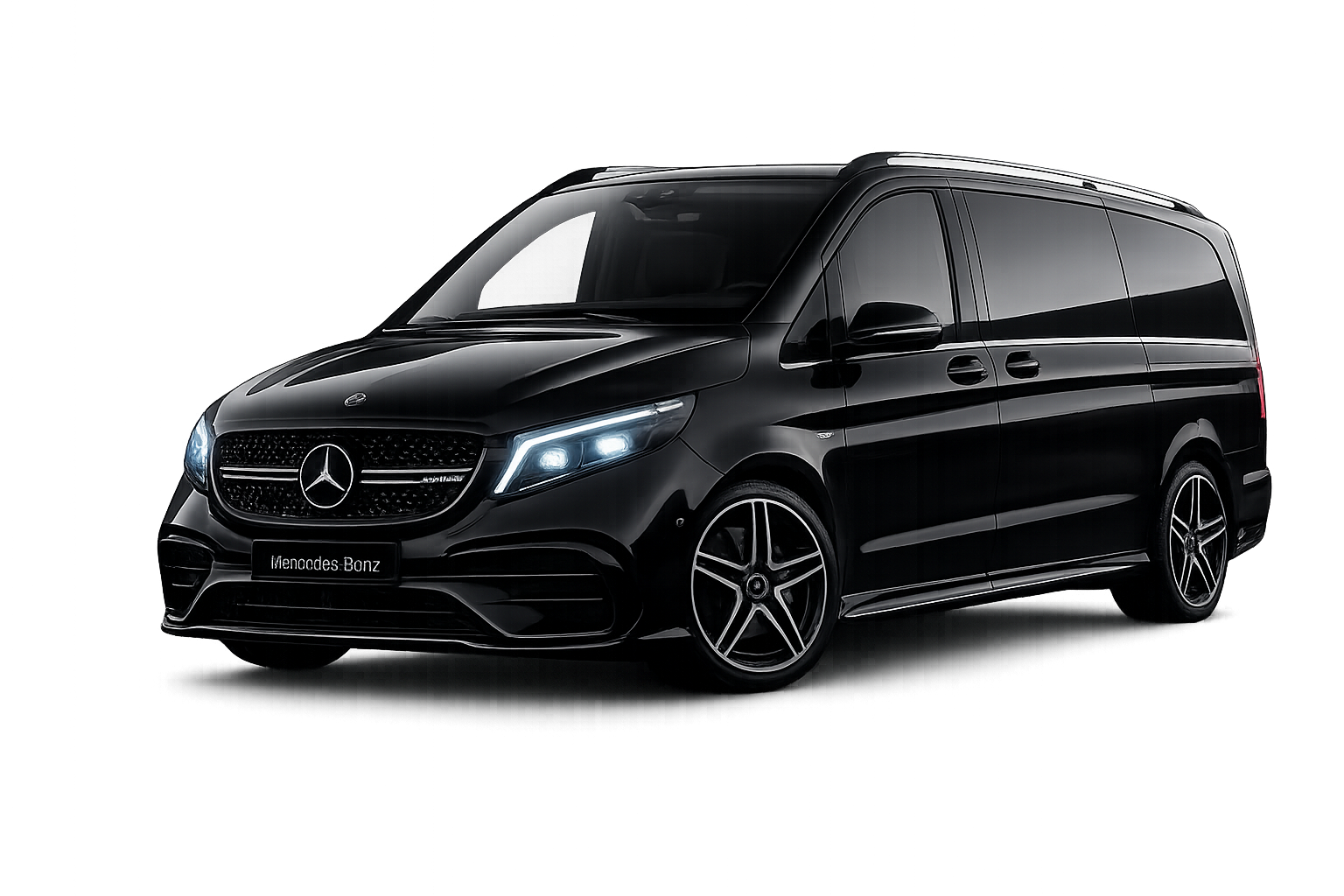 Van Mercedes V-Class avec chauffeur privé Lets Go à Thionville
